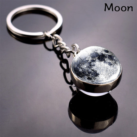 Solar System Eight Planets Keychain, Keychain Accessory, Astronomy Gift, Planet Keyring, Star Design, Durable Keyring, Celestial Keyring, Spacethemed Accessory, Collectors, Science Lovers