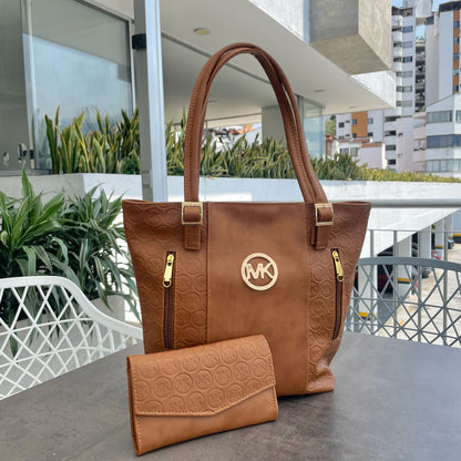 Bolso + Billetera |  Michael Kors | Cuero | Dama