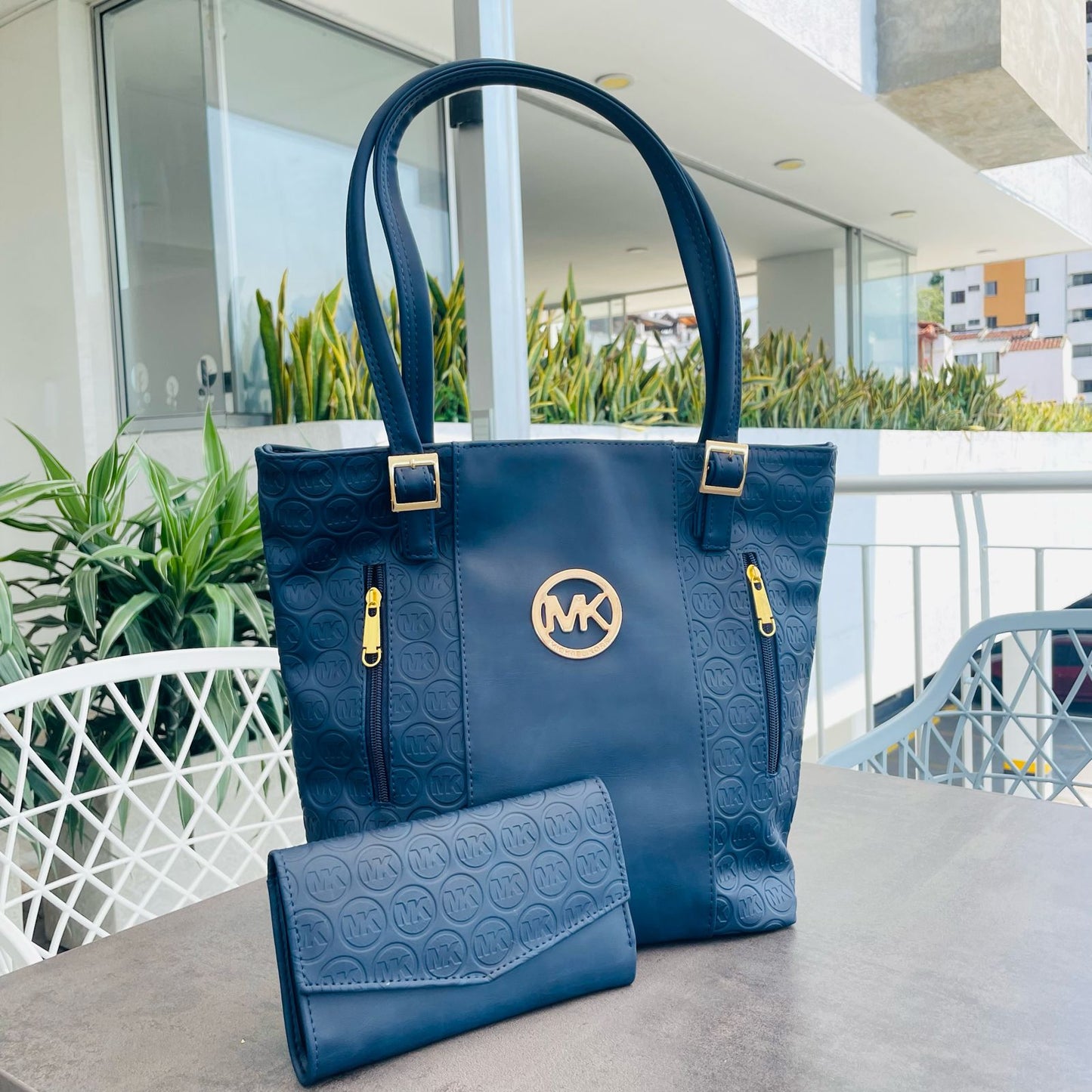 Bolso + Billetera |  Michael Kors | Cuero | Dama