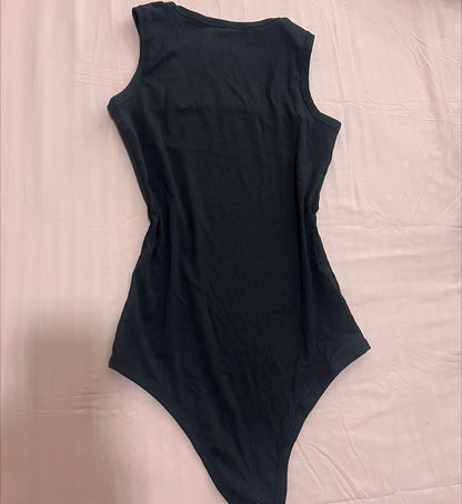 Body Sin Manga Con Escote Cuadrado