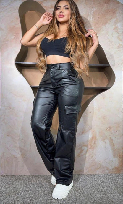 Pantalon de cuero