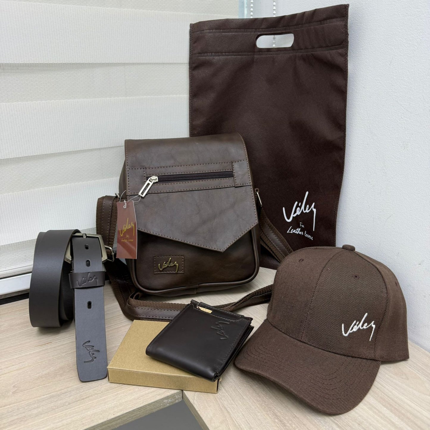 Kit Vélez Carriel | Gorra | Bolsa Vélez | Correa Vélez | Billetera Velez