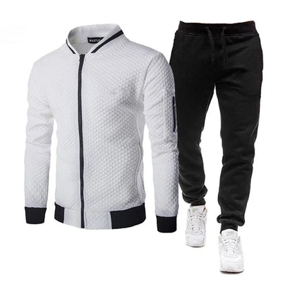 Conjunto deportivo de dos piezas para hombre, modelo 2025. Ideal para correr, hacer deporte, primavera y otoño. Ropa deportiva para béisbol.