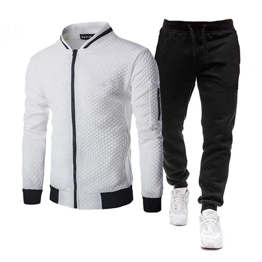 2025 New Mens Tracksuit Set Two Piece Tracksuit Men Fashion Jogging Suit Outfits Men Spring Autumn Baseball Sports suit set Wear