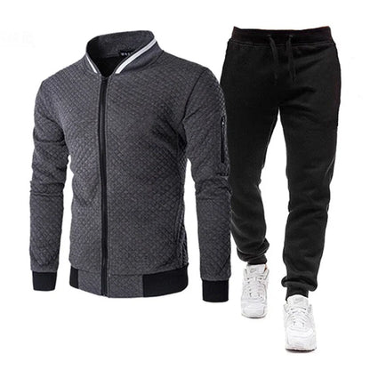 Conjunto deportivo de dos piezas para hombre, modelo 2025. Ideal para correr, hacer deporte, primavera y otoño. Ropa deportiva para béisbol.