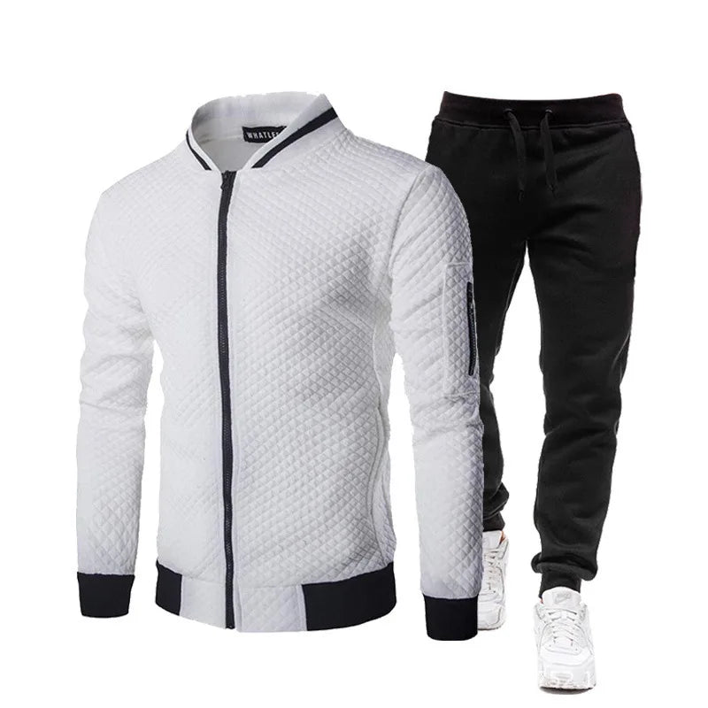 Conjunto deportivo de dos piezas para hombre, modelo 2025. Ideal para correr, hacer deporte, primavera y otoño. Ropa deportiva para béisbol.