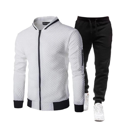 Conjunto deportivo de dos piezas para hombre, modelo 2025. Ideal para correr, hacer deporte, primavera y otoño. Ropa deportiva para béisbol.