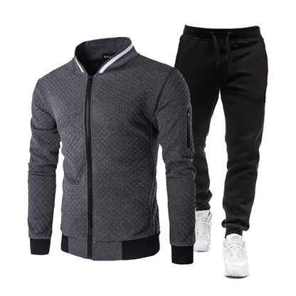 Conjunto deportivo de dos piezas para hombre, modelo 2025. Ideal para correr, hacer deporte, primavera y otoño. Ropa deportiva para béisbol.