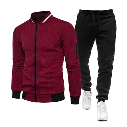 Conjunto deportivo de dos piezas para hombre, modelo 2025. Ideal para correr, hacer deporte, primavera y otoño. Ropa deportiva para béisbol.